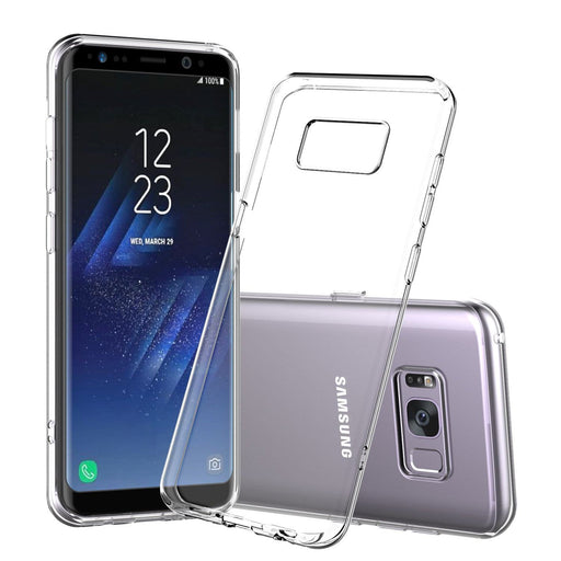 Samsung Galaxy S8 Plus Slim Case Clear Transparent Thin TPU Silicone Soft Cover Rubber 