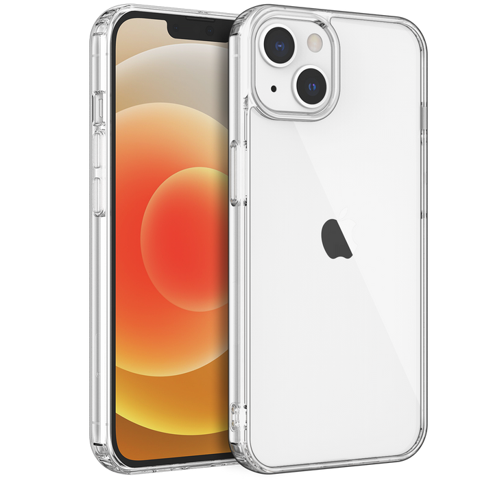 Estuche Shamo para modelos de iPhone 14, estuches transparentes a prueba de golpes con protectores de silicona TPU, cubierta antiarañazos, HD transparente [antiamarilleo]