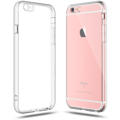 Crystal Clear Case for iPhone 6s and 6 Slim Thin TPU Silicone Soft Cover Rubber