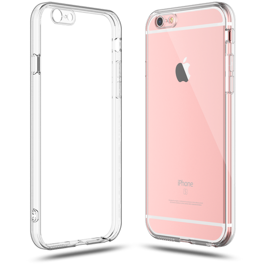Crystal Clear Case for iPhone 6s and 6 Slim Thin TPU Silicone Soft Cover Rubber