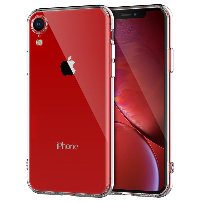 For iPhone XR Clear Transparent Case Shock Absorption TPU (2018 Model)