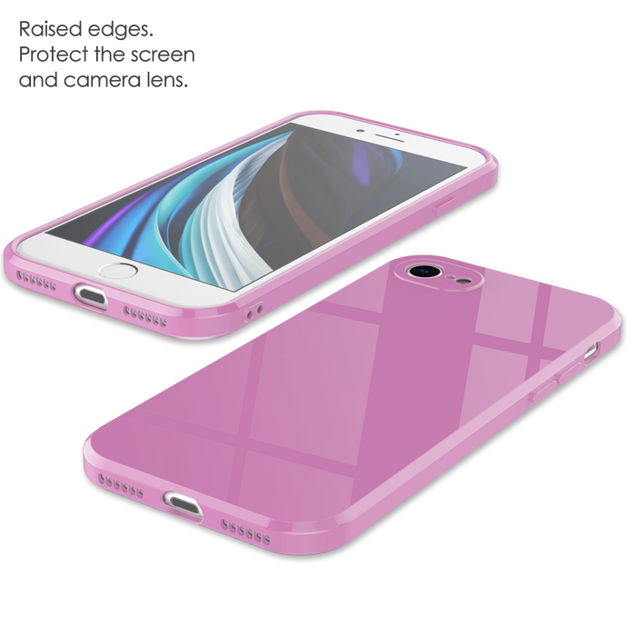 Para iPhone SE (2da generación), iPhone 7 y iPhone 8 Funda Púrpura