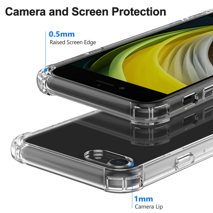 Shockproof Case for iPhone SE 2022 (3rd generation), iPhone SE (2nd Generation), iPhone 8 and 7