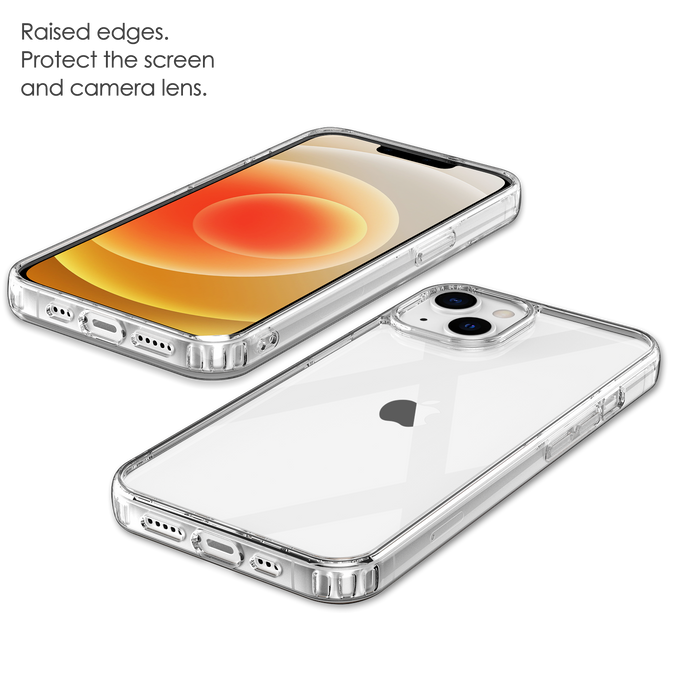 Hybrid Case for iPhone 14 | Clear [ Anti Yellowing ]