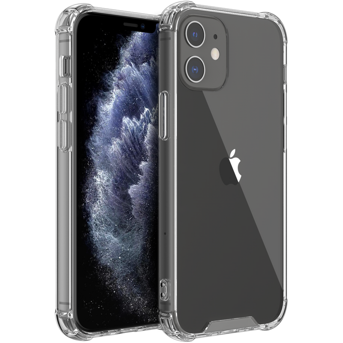 Shamo's Compatible with iPhone 12 | 12 Pro Case Clear (2020), Shockproof  Bumper Cover Soft TPU Silicone Transparent Anti-Scratch, HD Crystal Clear