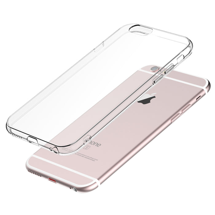 Funda transparente para iPhone 6s Plus y 6 Plus Slim Thin TPU Silicone Soft Cover Rubber
