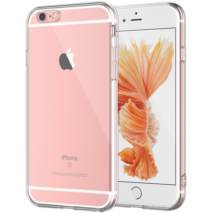 Crystal Clear Case for iPhone 6s and 6 Slim Thin TPU Silicone Soft Cover Rubber