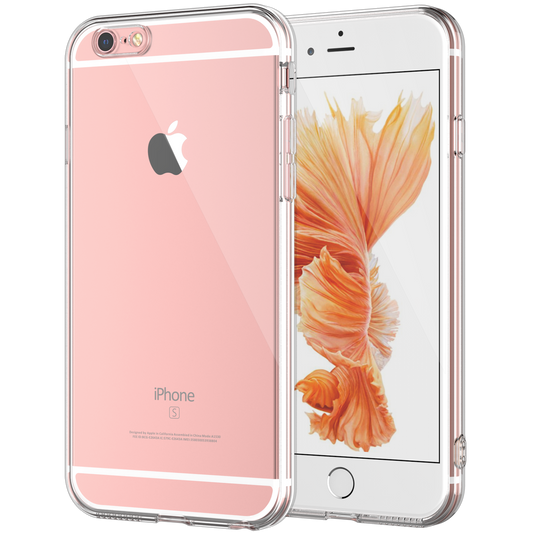 Crystal Clear Case for iPhone 6s and 6 Slim Thin TPU Silicone Soft Cover Rubber