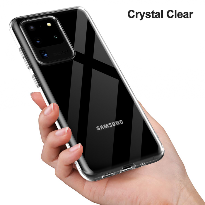 Estuche transparente de TPU suave para Galaxy S20 Ultra