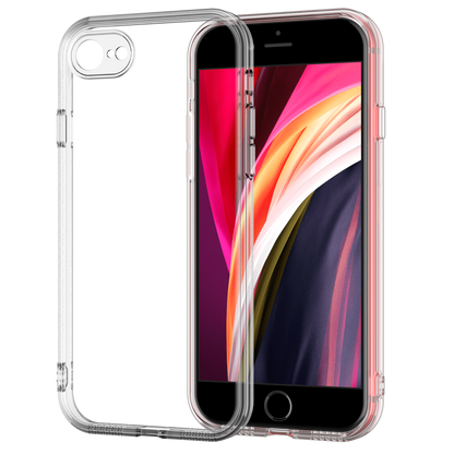 Clear Case for iPhone SE 2022 (3rd generation) iPhone SE 2020 (2nd Generation), iPhone 8 and iPhone 7 Transparent TPU Shock Absorption