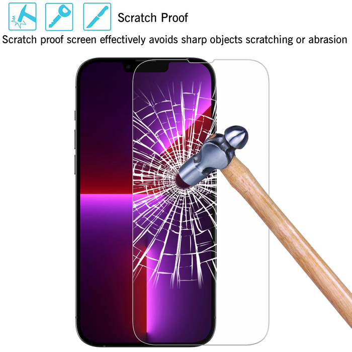 [Paquete de 3] Protector de pantalla de vidrio templado para iPhone 13 | 13 Pro | 13 Pro Max de Shamo's
