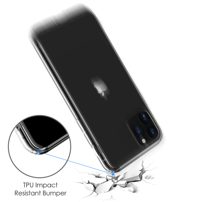 Estuche Crystal Clear para iPhone 11 Pro Max con diseño Air-Cushion