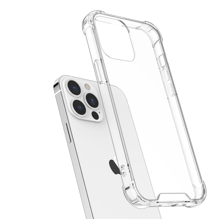 Hybrid Shockproof Clear Case for iPhone 13 Pro Max with extra Corner Cushion