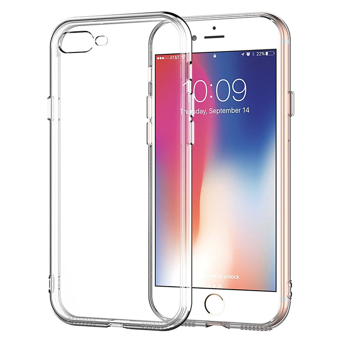 Shamo's for iPhone Xs Max Clear Transparent Case Shock Absorption TPU Soft Cover