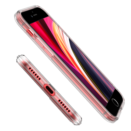 Clear Case for iPhone SE 2022 (3rd generation) iPhone SE 2020 (2nd Generation), iPhone 8 and iPhone 7 Transparent TPU Shock Absorption