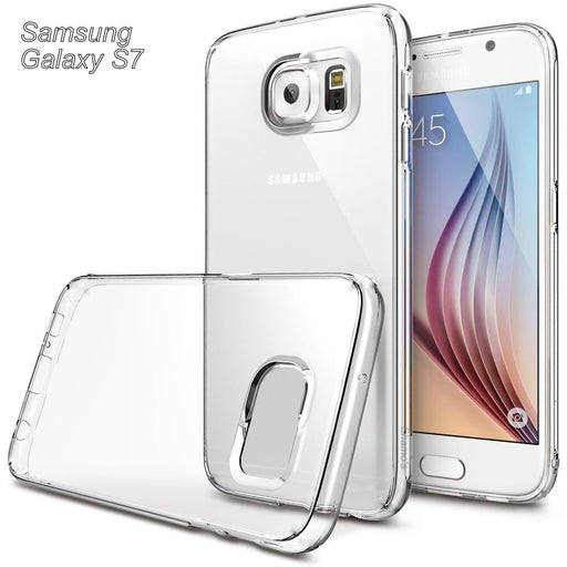 For Samsung Galaxy S7 Case Clear Rubber Shockproof Protective Case Anti-Scratch - Shamo's