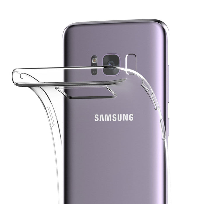 Samsung Galaxy S8 Slim Case Clear Transparent Thin TPU Silicone Soft Cover Rubber 