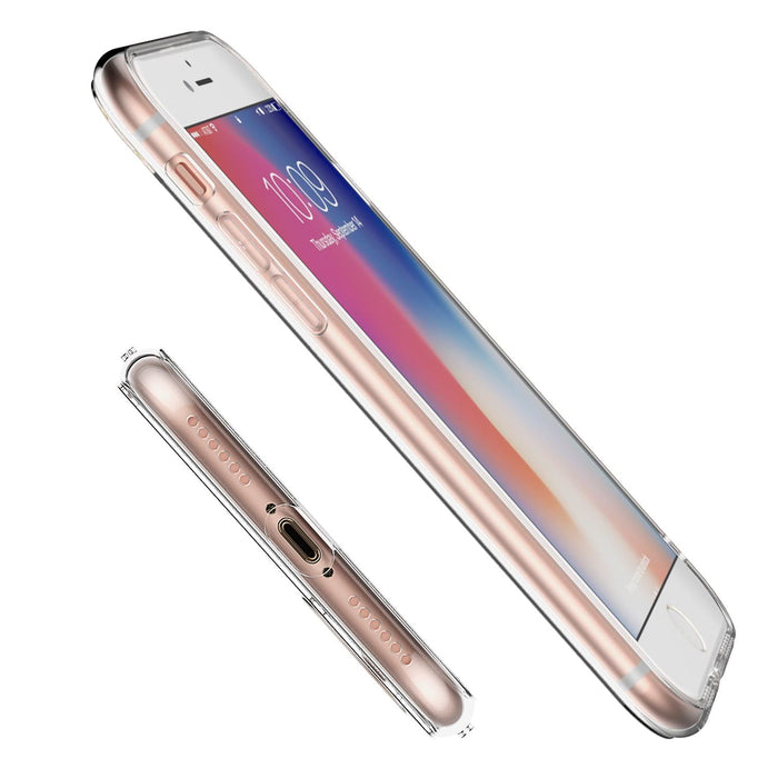Clear Case for iPhone 8 and iPhone 7 Transparent TPU Shock Absorption 