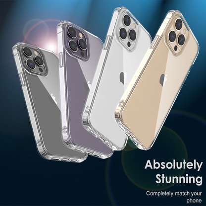 Hybrid Case for iPhone 14 Pro Max | Clear [ Anti Yellowing ]