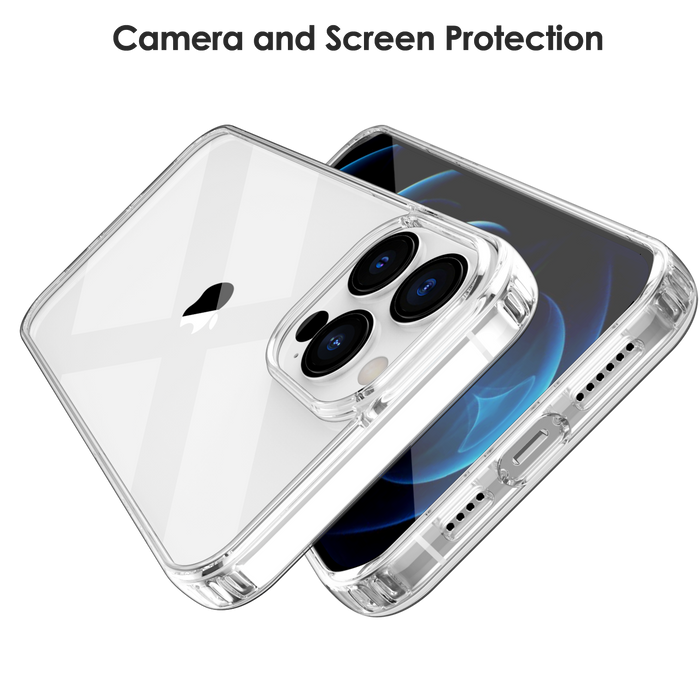 Capa Hybrid Anti-impacto para Apple iPhone 13 Pro - Transparente