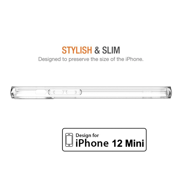 Estuche transparente suave para iPhone 12 mini