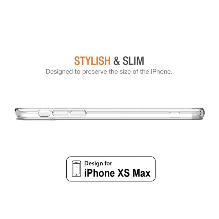 Para iPhone XS Max Funda transparente transparente Absorción de golpes TPU  (Transparente) (Modelo 2018) — Shamo's