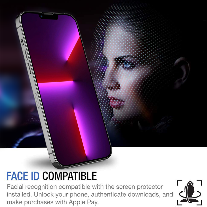 [Paquete de 3] Protector de pantalla de vidrio templado para iPhone 13 | 13 Pro | 13 Pro Max de Shamo's