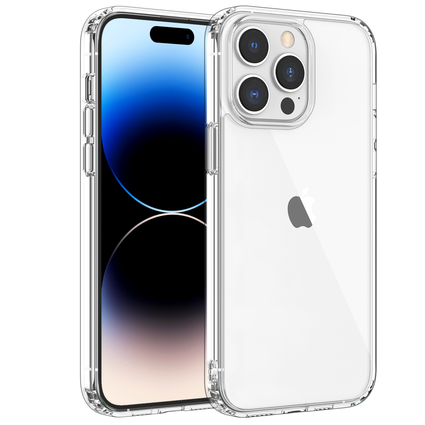 Hybrid Case for iPhone 14 Pro Max | Clear [ Anti Yellowing ]