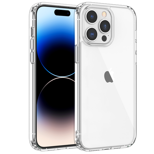 Hybrid Case for iPhone 14 Pro Max | Clear [ Anti Yellowing ]