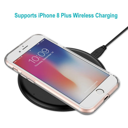 Clear Case for iPhone 8 Plus and iPhone 7 Plus Transparent TPU Shock Absorption 