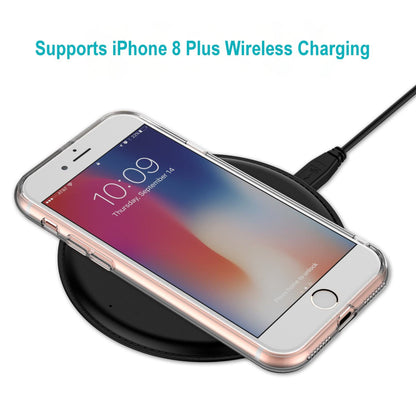 Clear Case for iPhone 8 Plus and iPhone 7 Plus Transparent TPU Shock Absorption 