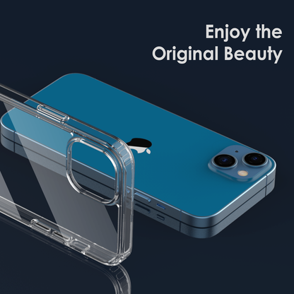Estuche híbrido para iPhone 14 Plus | Claro [antiamarilleo]