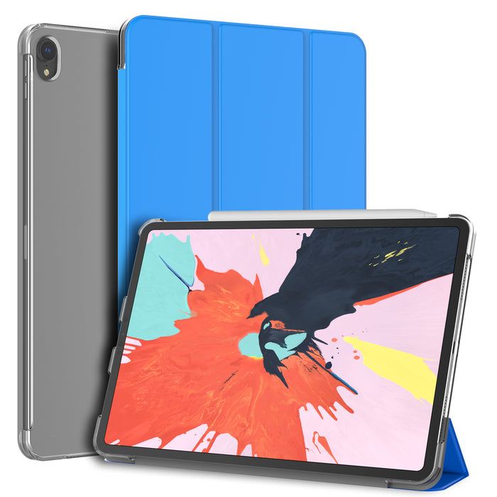 For iPad Pro 11-inch Smart Case Shell, Trifold Sleep-Wake Feature