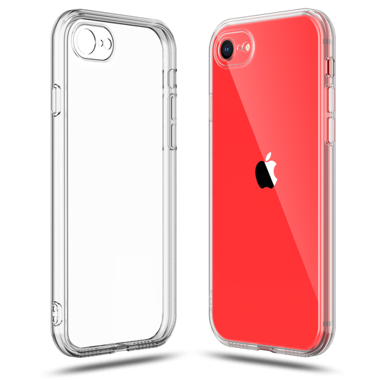 Clear Case for iPhone SE 2022 (3rd generation) iPhone SE 2020 (2nd Generation), iPhone 8 and iPhone 7 Transparent TPU Shock Absorption