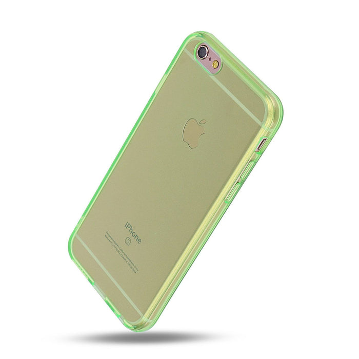 Green Case for iPhone 6s and 6 Slim Thin TPU Silicone Soft Cover Rubber 