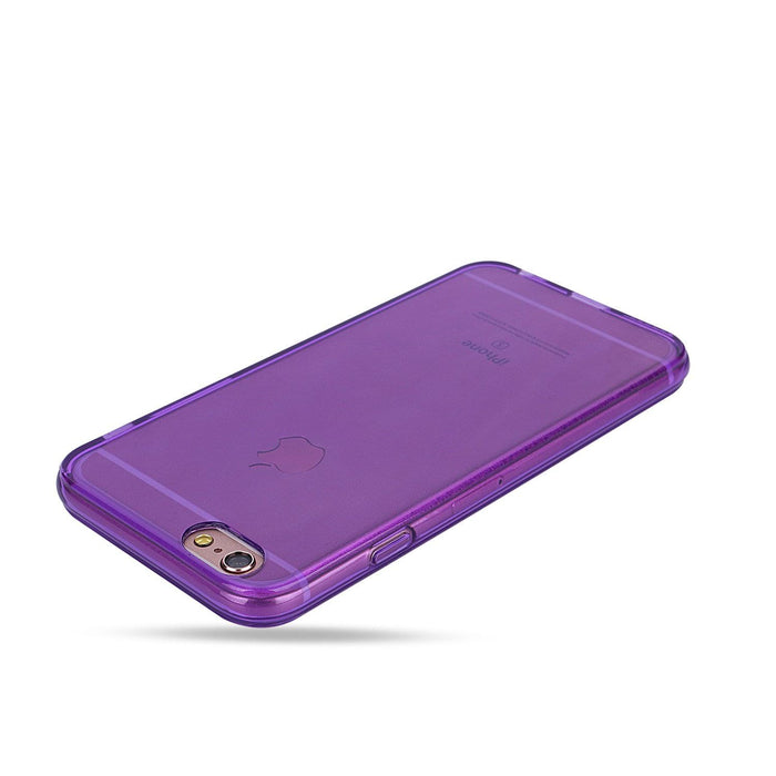 Purple Case for iPhone 6s Plus and 6 Plus Slim Thin TPU Silicone Soft Cover Rubber 