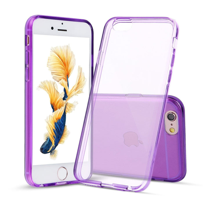 Purple Case for iPhone 6s Plus and 6 Plus Slim Thin TPU Silicone Soft Cover Rubber 