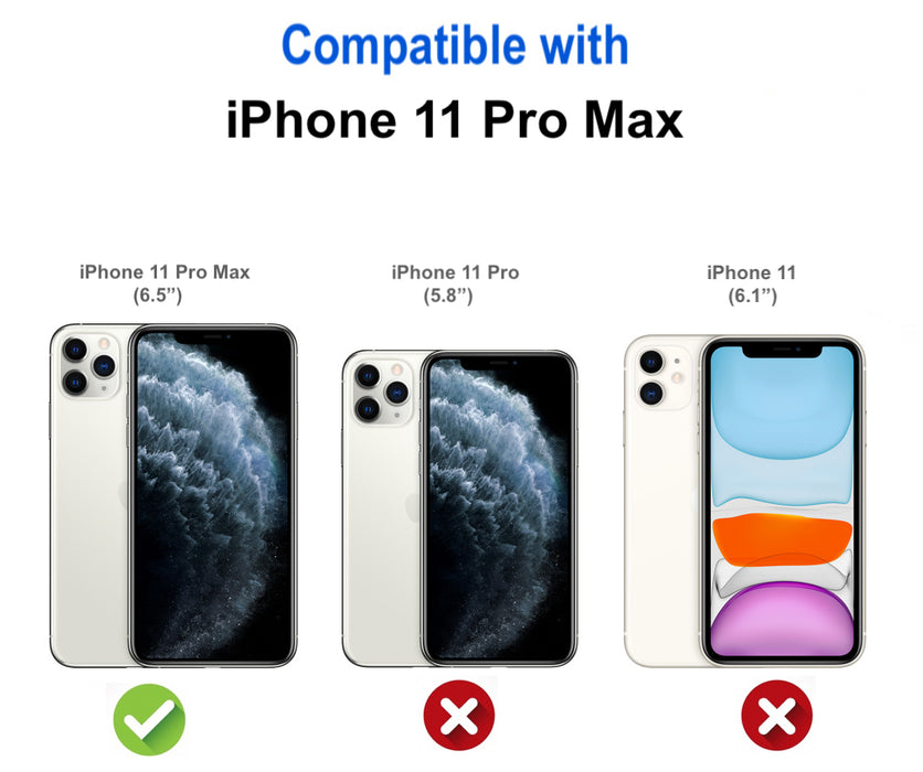Estuche suave y transparente para iPhone 11 Pro Max